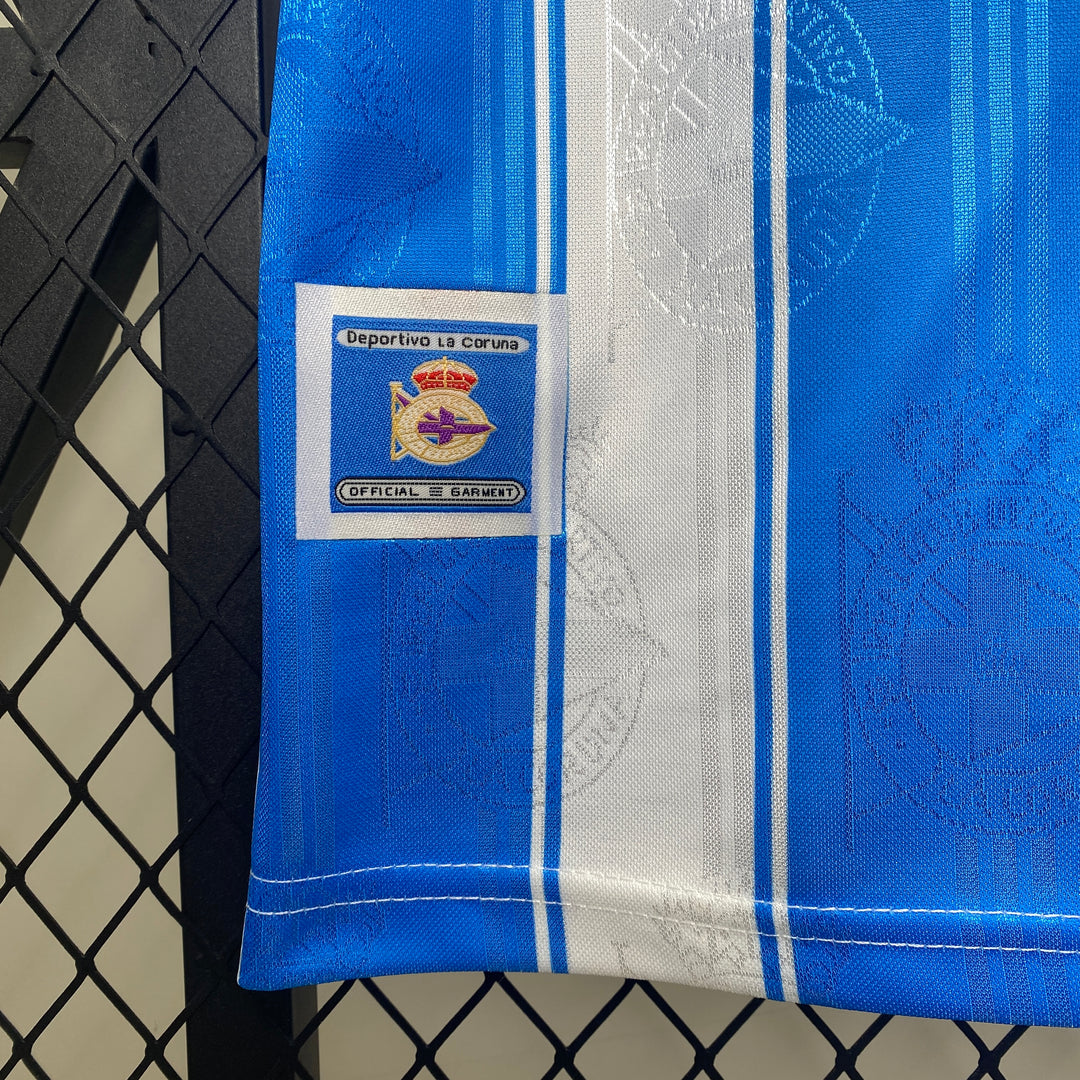 DEPORTIVO DE LA CORUÑA 1997–1998 HJEMME TRØJE
