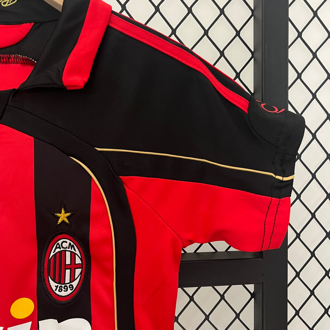 AC MILAN 2006 - 2007 HJEMME TRØJE FOR BØRN