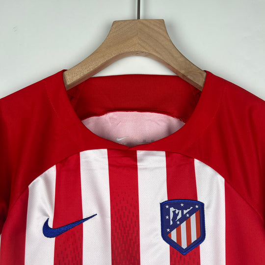 ATLETICO MADRID 2023 - 2024 HJEMME TRØJE FOR BØRN