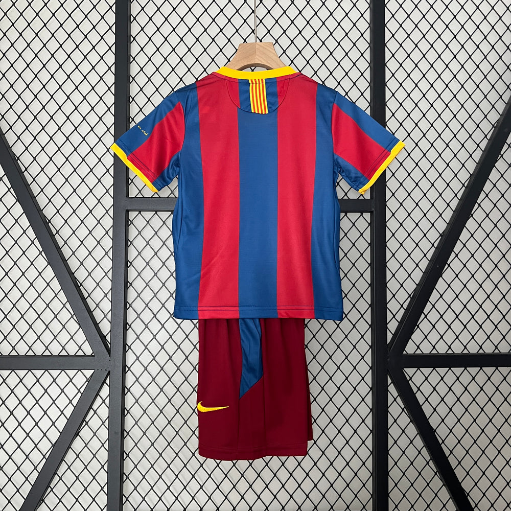 BARCELONA 2010 - 2011 HJEMME TRØJE FOR BØRN