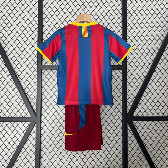 BARCELONA 2010 - 2011 HJEMME TRØJE FOR BØRN