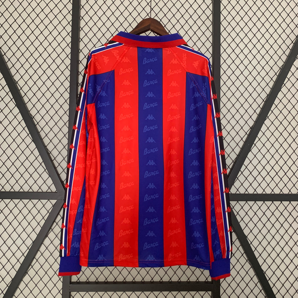 BARCELONA 1996 - 1997 HJEMME TRØJE LANGÆRMET