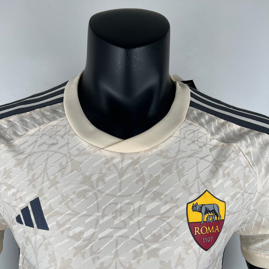 AS ROMA 2023 - 2024 UDEBANE TRØJE PLAYER EDITION
