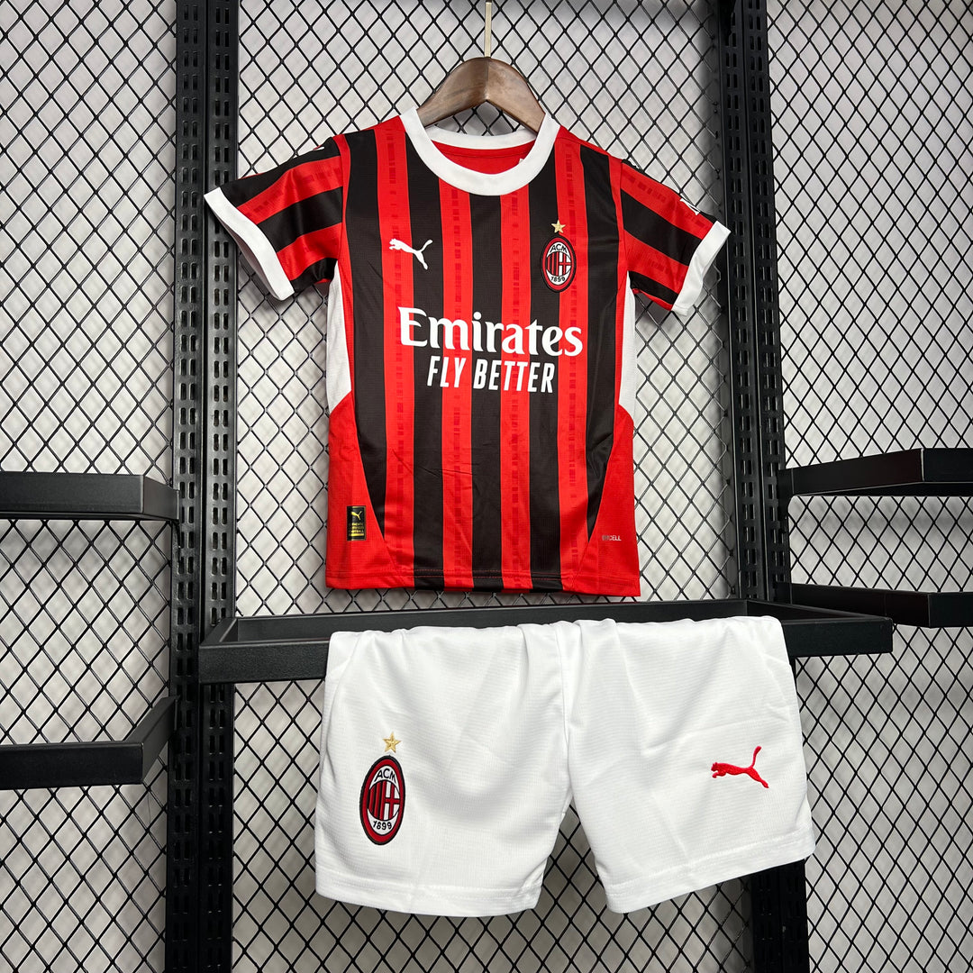 AC MILAN 2024 - 2025 HJEMME TRØJE FOR BØRN