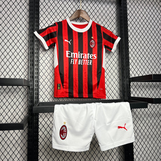 AC MILAN 2024 - 2025 HJEMME TRØJE FOR BØRN