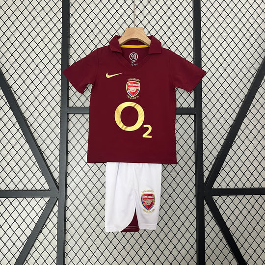 ARSENAL 2005 - 2006 HJEMME TRØJE FOR BØRN