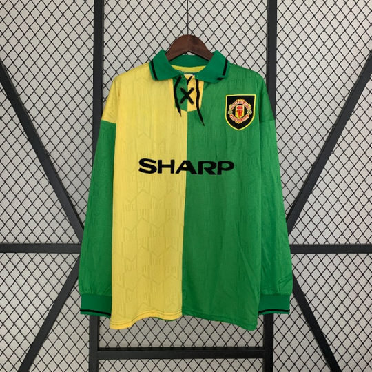 MANCHESTER UNITED 1993 - 1994 TREDJE TRØJE LANGÆRMET