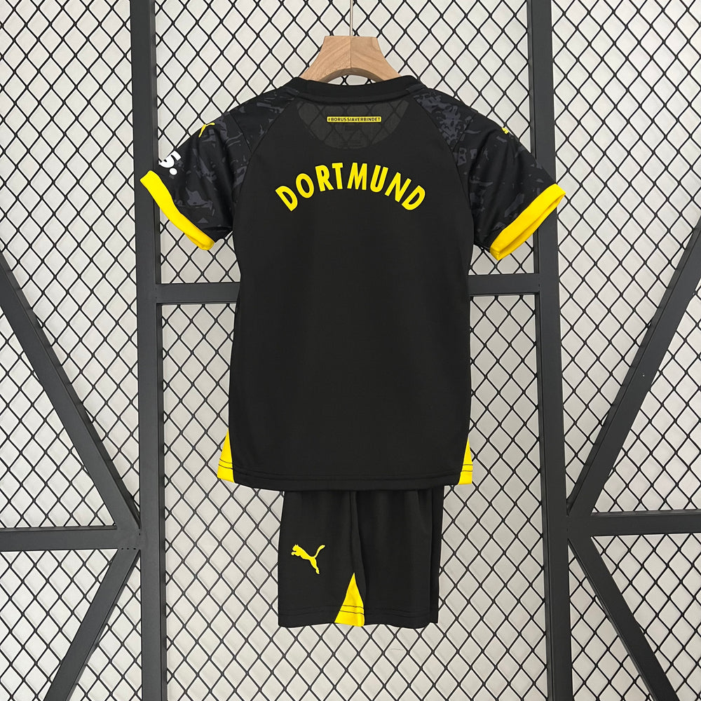 BORUSSIA DORTMUND 2023 - 2024 UDEBANE TRØJE FOR BØRN