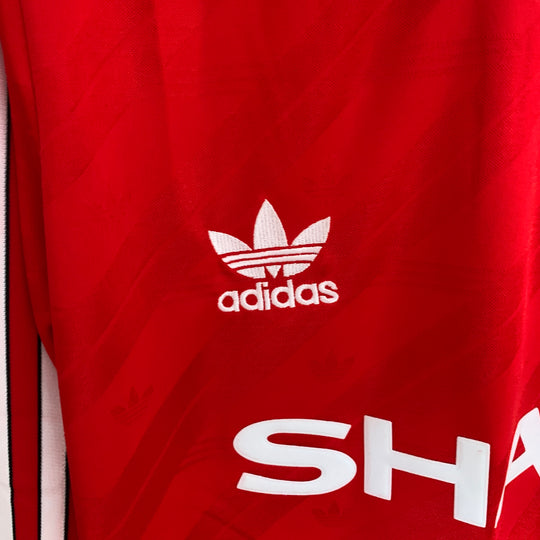 MANCHESTER UNITED 1982-1984 HJEMME TRØJE LANGÆRMET