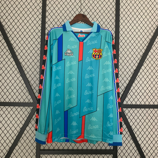 BARCELONA 1996 - 1997 UDEBANE TRØJE LANGÆRMET