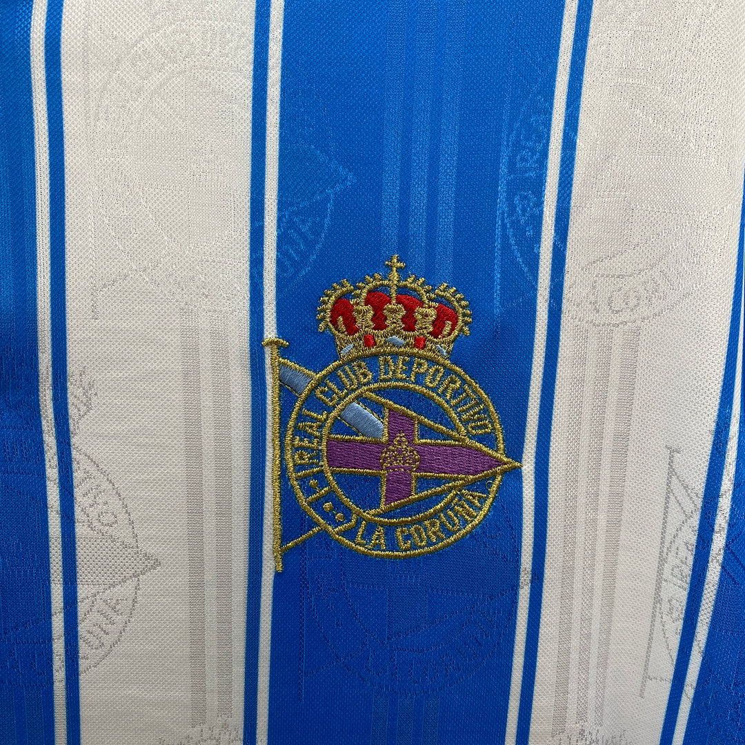DEPORTIVO DE LA CORUÑA 1997–1998 HJEMME TRØJE