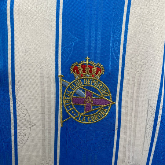 DEPORTIVO DE LA CORUÑA 1997–1998 HJEMME TRØJE