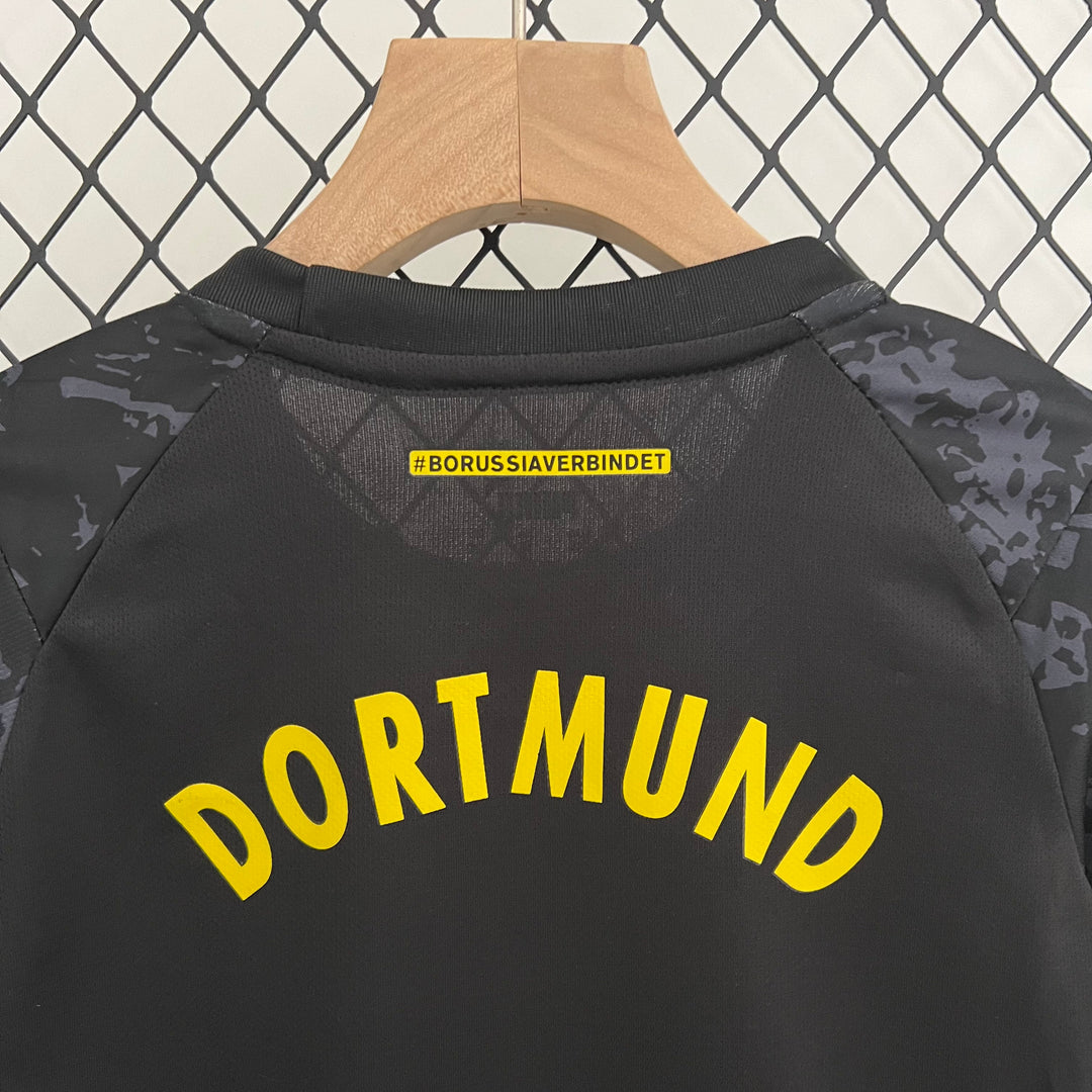 BORUSSIA DORTMUND 2023 - 2024 UDEBANE TRØJE FOR BØRN