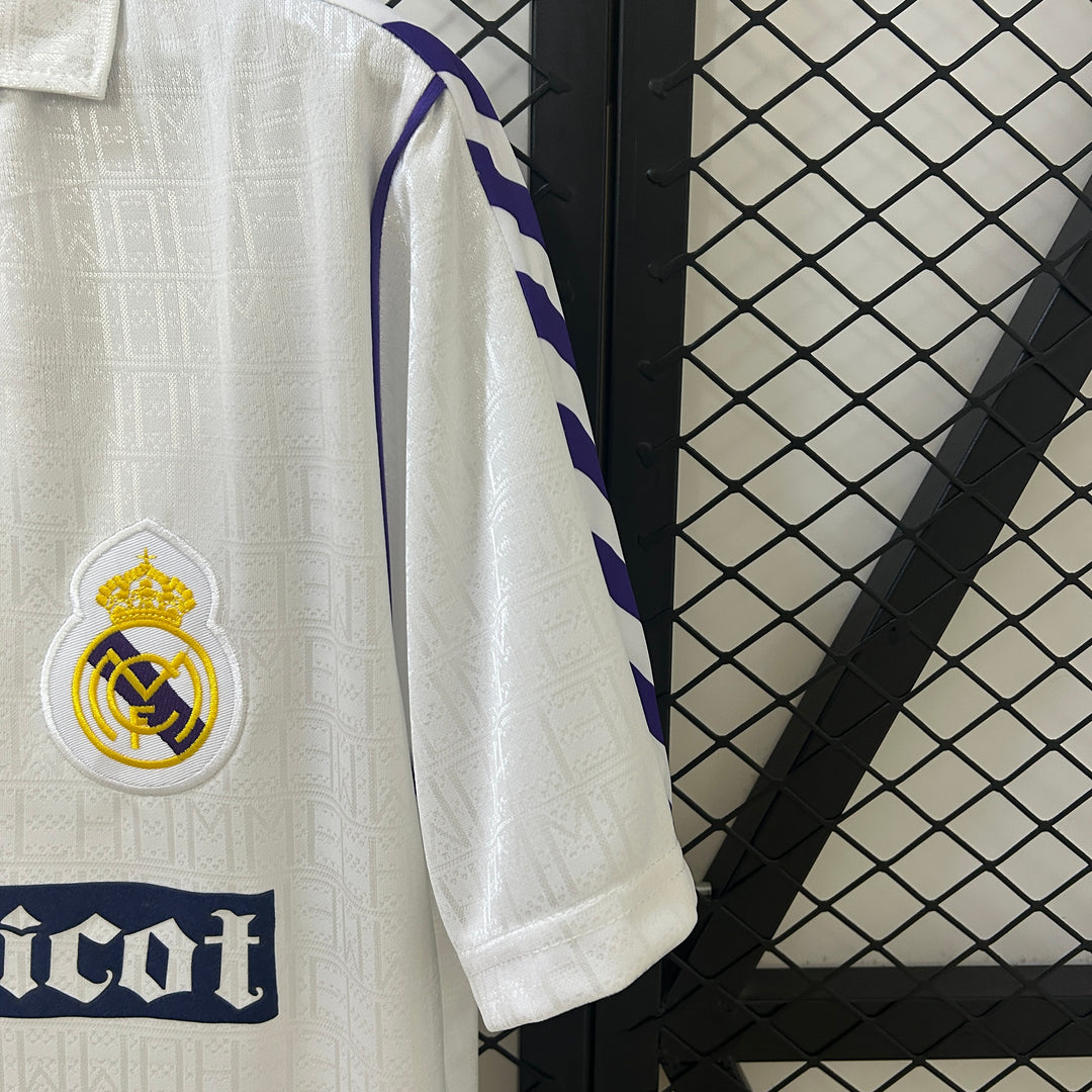 REAL MADRID 1989-1990 HJEMME TRØJE