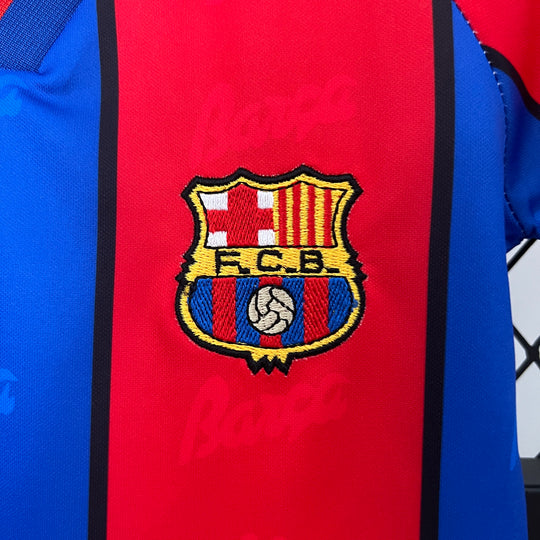 BARCELONA 1996 - 1997 HJEMME TRØJE FOR BØRN
