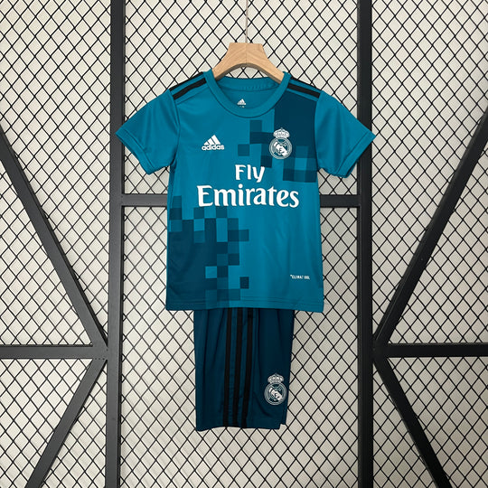 REAL MADRID 2017 - 2018 TREDJE TRØJE FOR BØRN