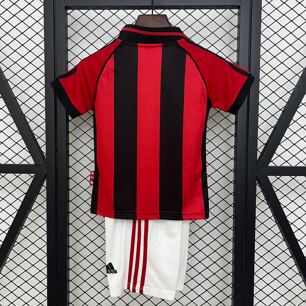 Ac Milan 1998-1999 HJEMME TRØJE FOR BØRN