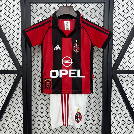 Ac Milan 1998-1999 HJEMME TRØJE FOR BØRN