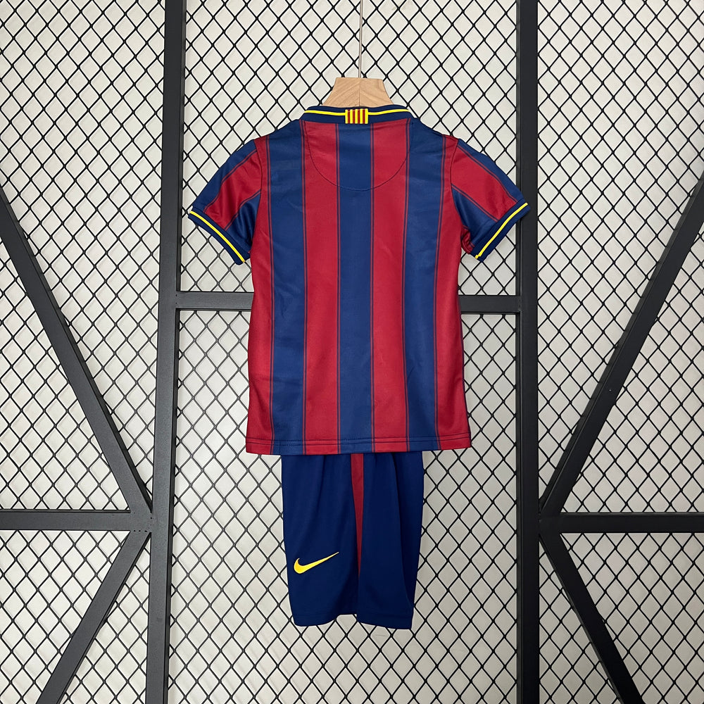 BARCELONA 2009 - 2010 HJEMME TRØJE FOR BØRN