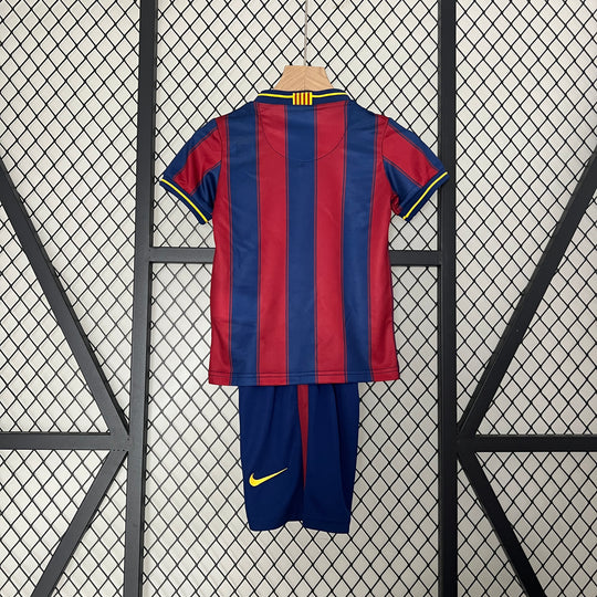 BARCELONA 2009 - 2010 HJEMME TRØJE FOR BØRN