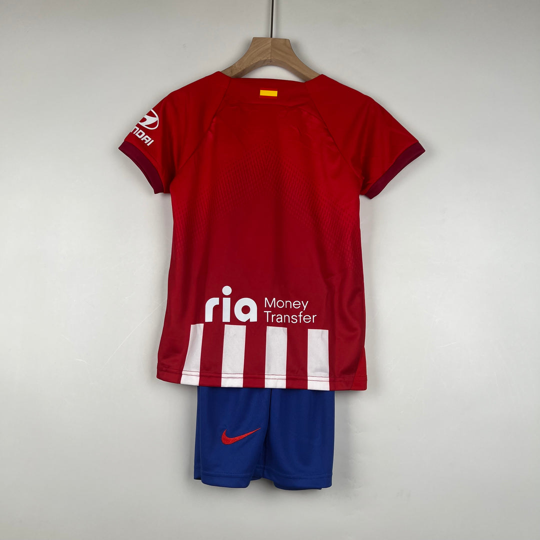 ATLETICO MADRID 2023 - 2024 HJEMME TRØJE FOR BØRN