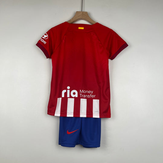 ATLETICO MADRID 2023 - 2024 HJEMME TRØJE FOR BØRN