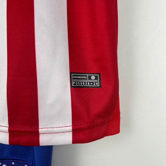 ATLETICO MADRID 2023 - 2024 HJEMME TRØJE FOR BØRN