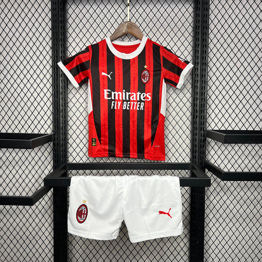 AC MILAN 2024 - 2025 HJEMME TRØJE FOR BØRN