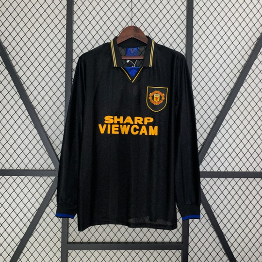 MANCHESTER UNITED 1994 - 1995 UDEBANETRØJE LANGÆRMET