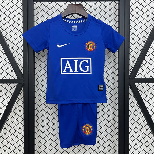 Manchester United 2008-2009 UDEBANE TRØJE FOR BØRN