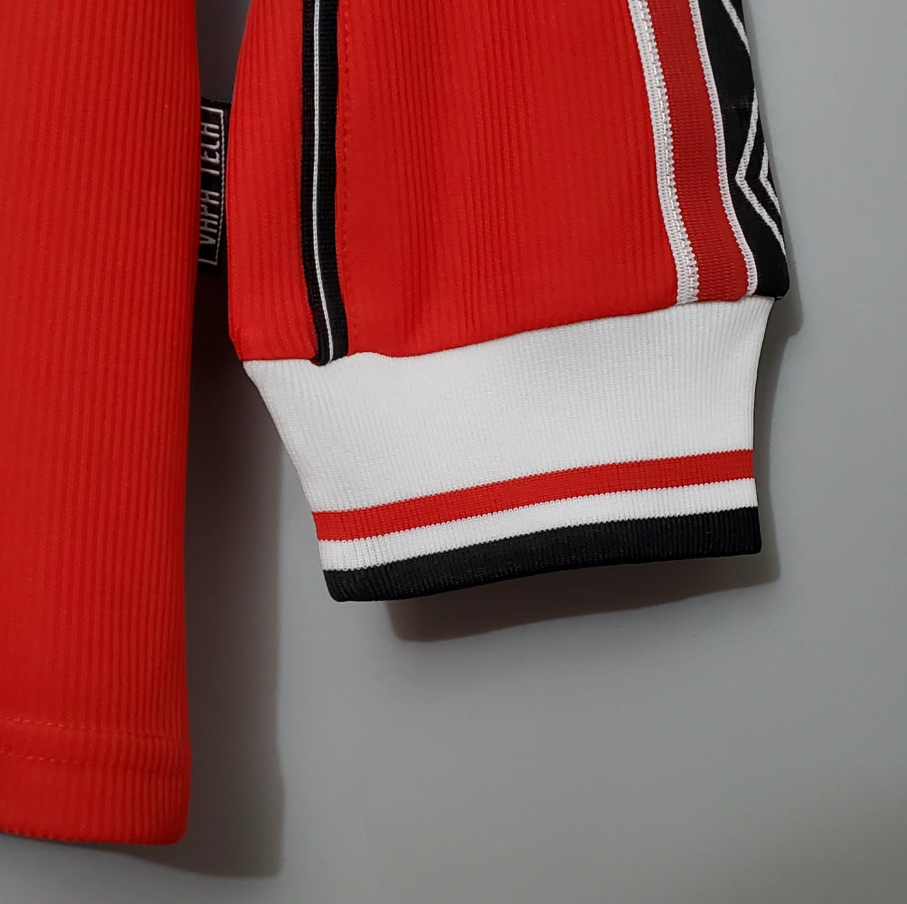 MANCHESTER UNITED 1998 - 1999 HJEMME TRØJE LANGE ÆRMER