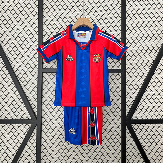 BARCELONA 1996 - 1997 HJEMME TRØJE FOR BØRN