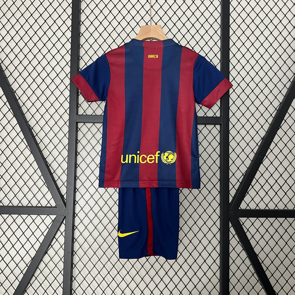 BARCELONA 2014 - 2015 HJEMME TRØJE FOR BØRN