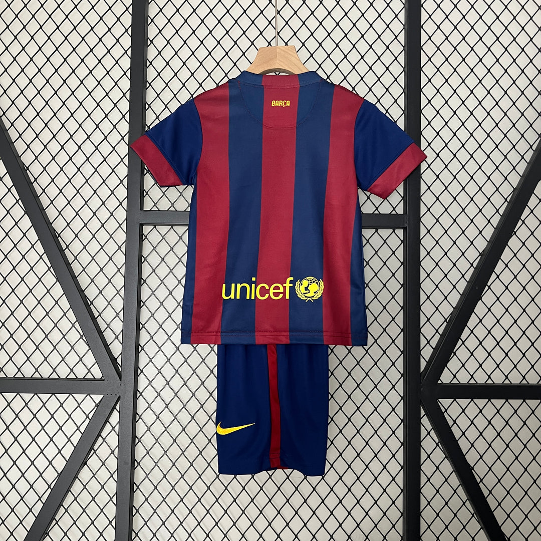 BARCELONA 2014 - 2015 HJEMME TRØJE FOR BØRN