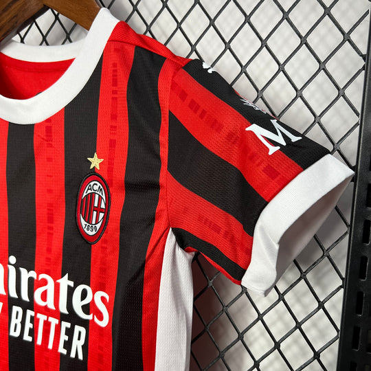 AC MILAN 2024 - 2025 HJEMME TRØJE FOR BØRN