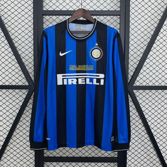 INTER MILAN 2010 CHAMPIONS LEAGUE FINALE LANG ÆRMET