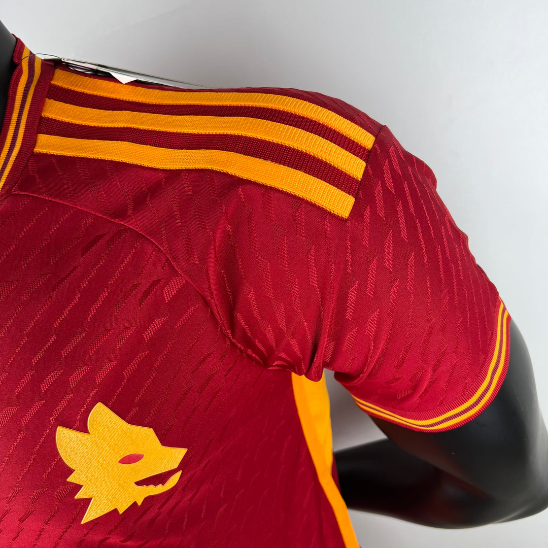 AS ROMA 2023 - 2024 HJEMME TRØJE PLAYER EDITION