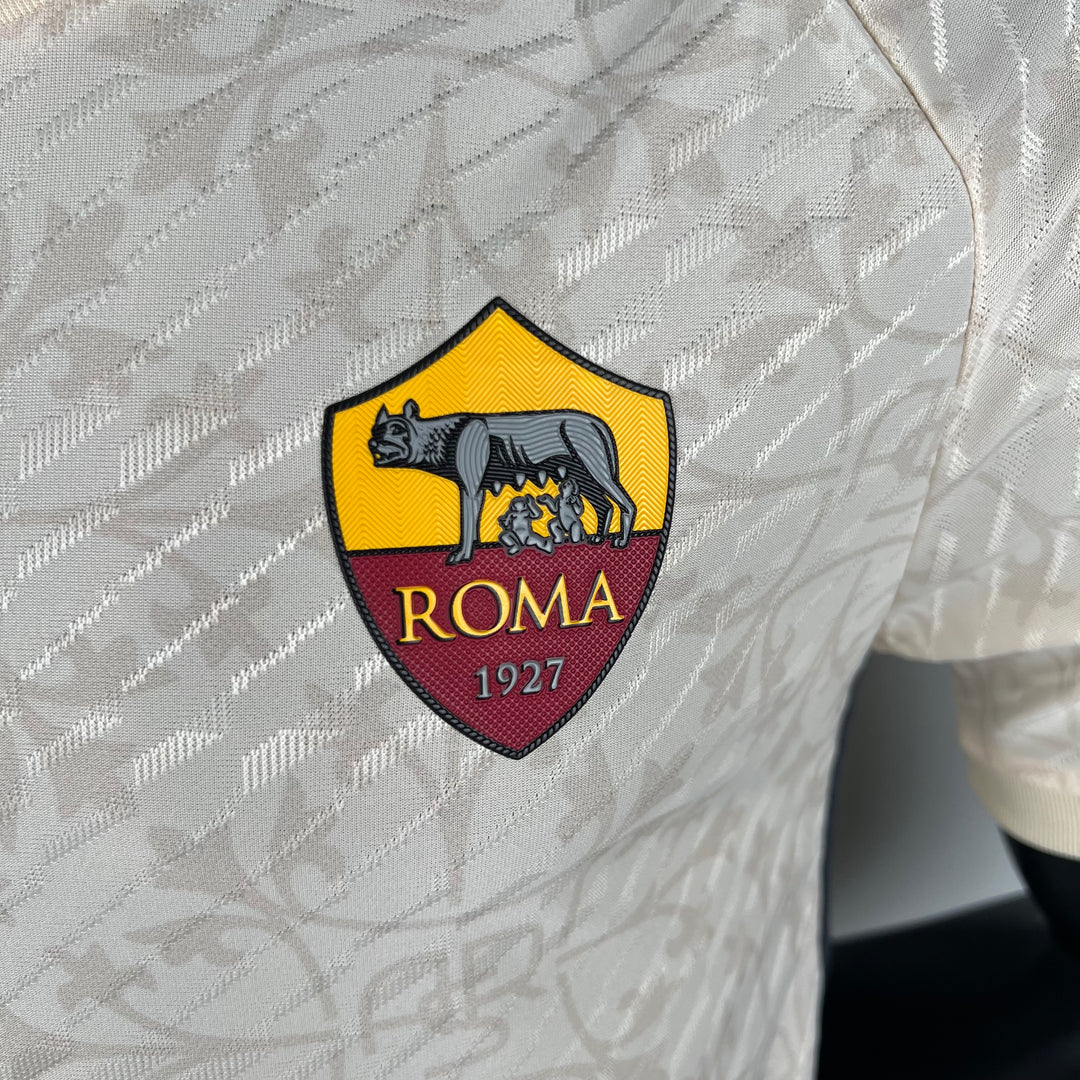 AS ROMA 2023 - 2024 UDEBANE TRØJE PLAYER EDITION