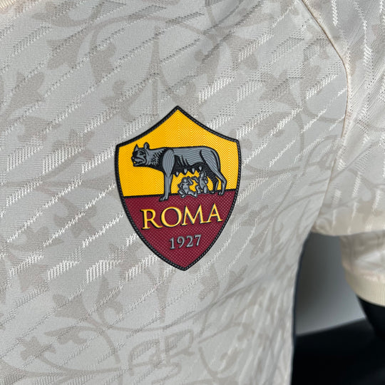 AS ROMA 2023 - 2024 UDEBANE TRØJE PLAYER EDITION