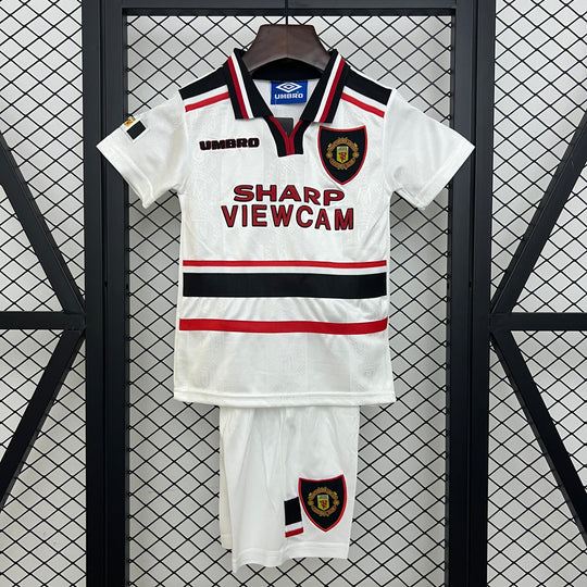 Manchester United 1997-1998 UDEBANE TRØJE FOR BØRN