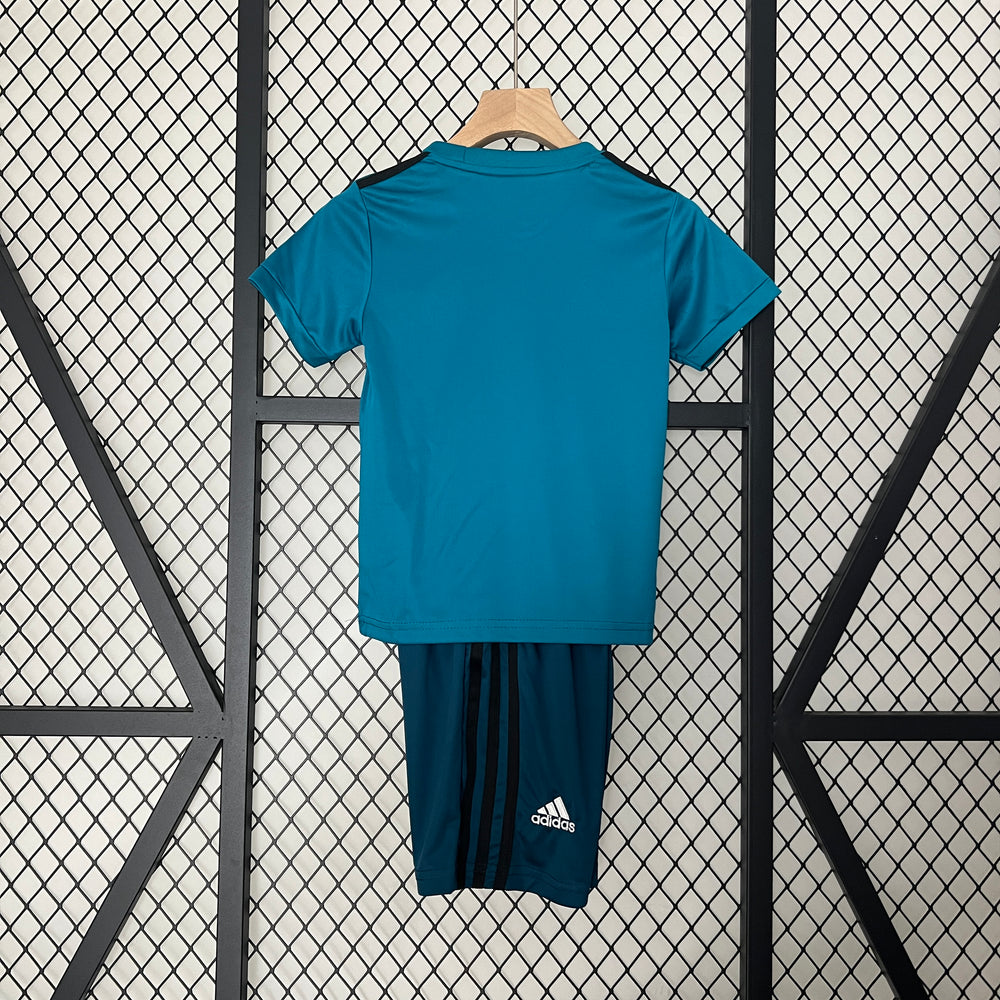 REAL MADRID 2017 - 2018 TREDJE TRØJE FOR BØRN