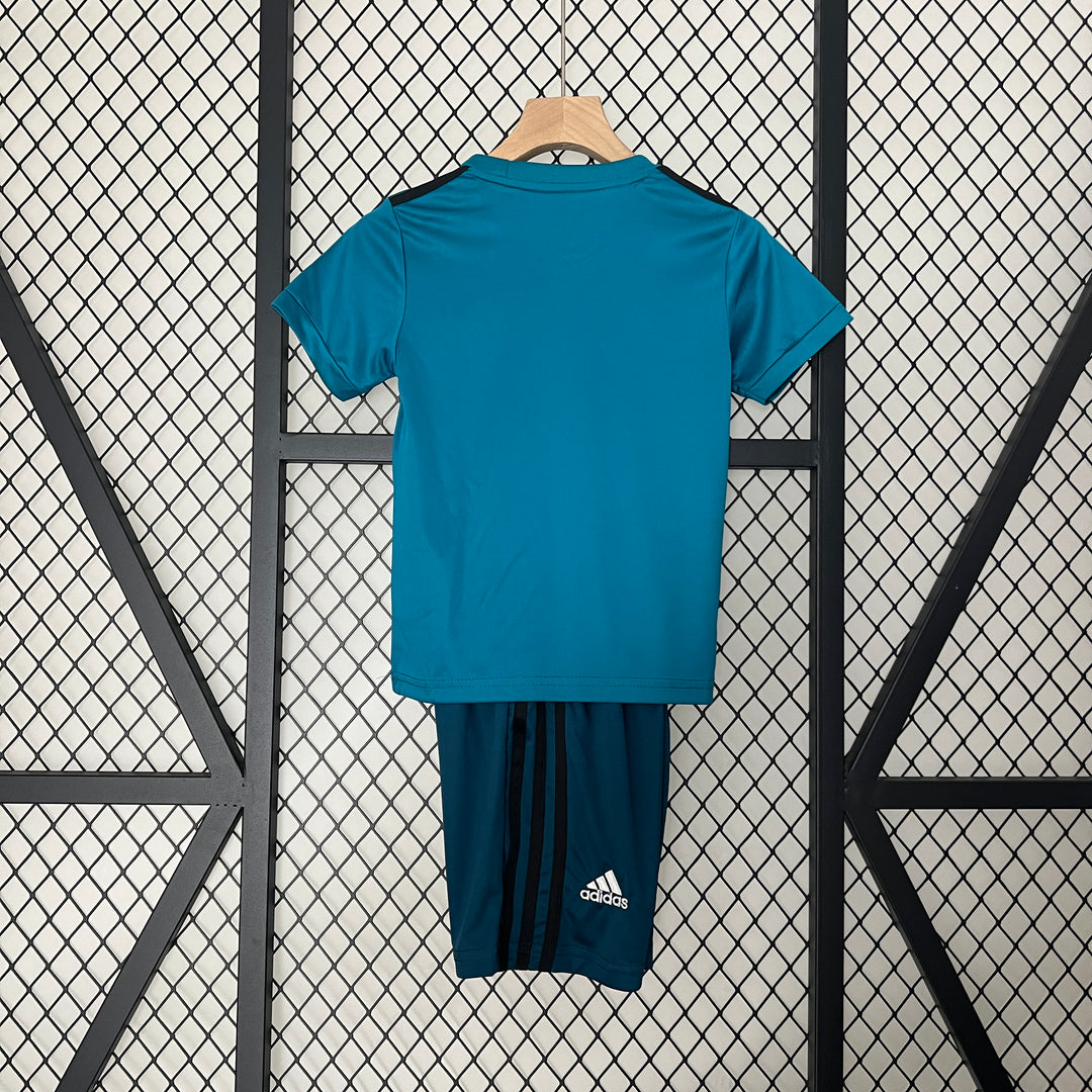 REAL MADRID 2017 - 2018 TREDJE TRØJE FOR BØRN