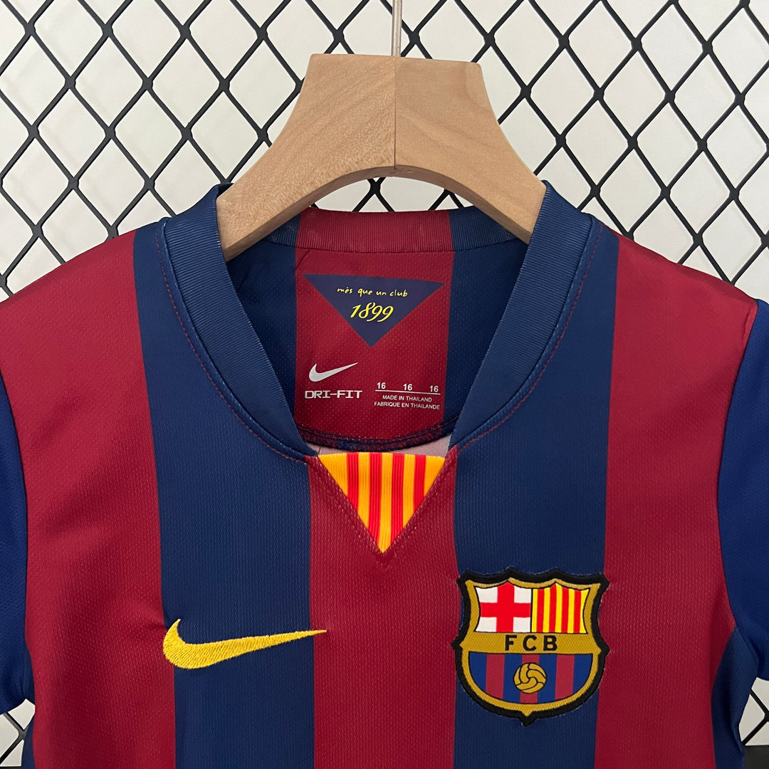 BARCELONA 2014 - 2015 HJEMME TRØJE FOR BØRN