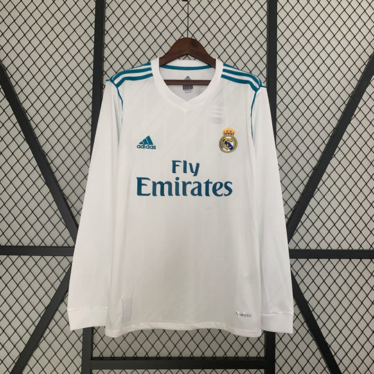 REAL MADRID 2017 - 2018 HJEMME TRØJE LANGÆRMET
