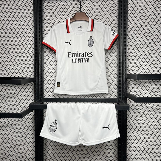 AC MILAN 2024 - 2025 UDEBANE TRØJE FOR BØRN