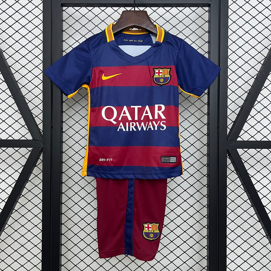 BARCELONA 2015 - 2016 HJEMME TRØJE FOR BØRN