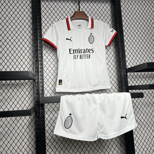 AC MILAN 2024 - 2025 UDEBANE TRØJE FOR BØRN