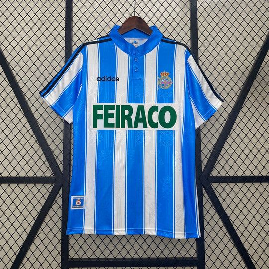 DEPORTIVO DE LA CORUÑA 1997–1998 HJEMME TRØJE
