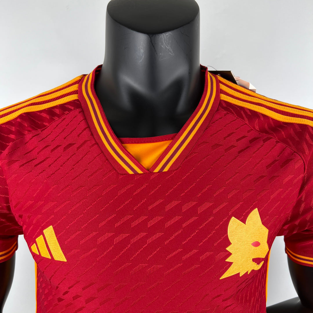 AS ROMA 2023 - 2024 HJEMME TRØJE PLAYER EDITION