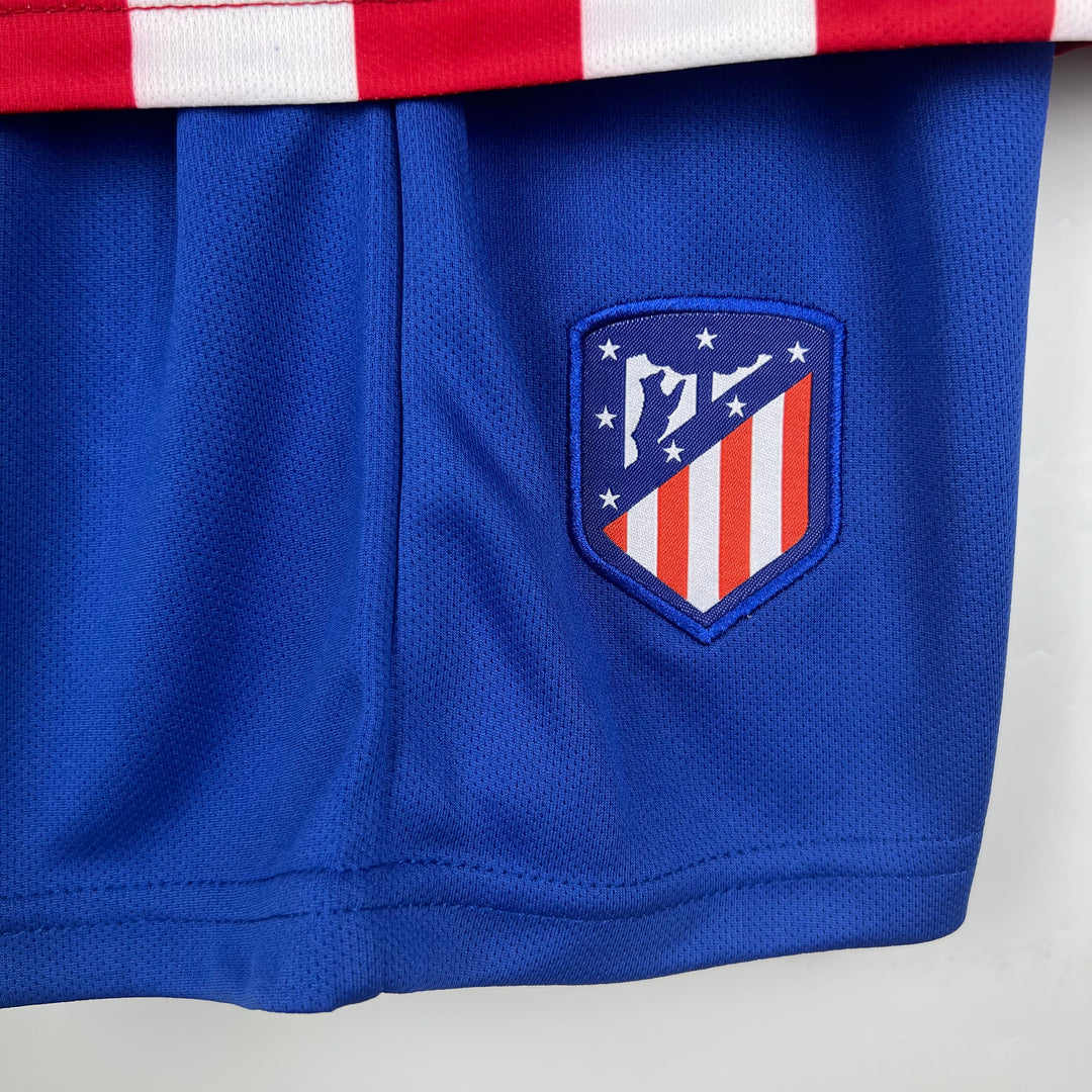 ATLETICO MADRID 2023 - 2024 HJEMME TRØJE FOR BØRN